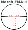 Оптический прицел March 1-8x24 FFP illumin FMA-1 Reticle