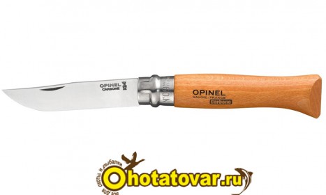 Нож для охоты Opinel Carbon 9VRN (ручка из бука)