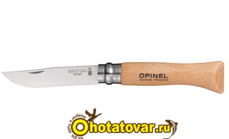 Охотничий нож Opinel Inox 6VRI (ручка из бука)